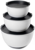 Caldwell Kitchen 3pc Stainless Steel Mixing Bowls w/ Lids &
