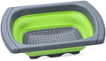 Alnicov Silicone Collapsible Colander,Colander Strainer Over The Sink