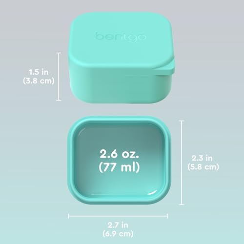 Bentgo Sidekicks 2-Pack Silicone Container Set - Dipping Sauce Cups
