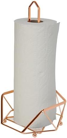 Kitchen Details Copper Geode Paper Towel Holder