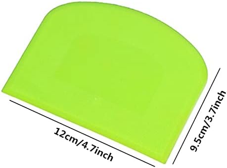 Dough Scraper Set, 2Pcs Pastry Baking Bench Dough Scraper, Versatile