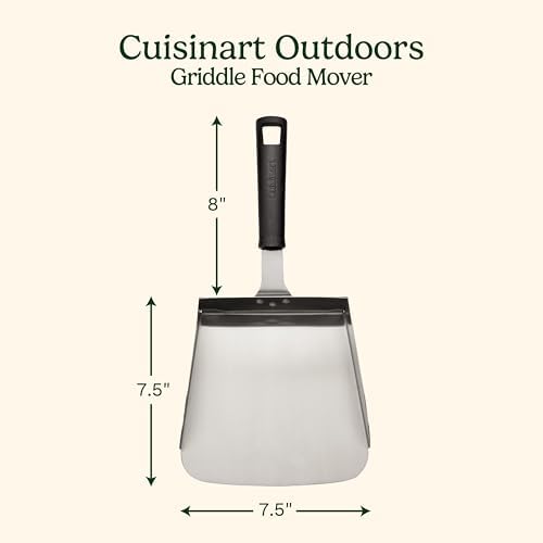 Cuisinart Griddle Food Mover - Extra-Large Stainless Steel Spatula for