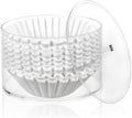 Peohud Coffee Filter Holder, Acrylic Coffee Pod Holder with Lid