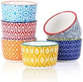 Selamica Ceramic Mini Ramekins, 2 OZ Creme Brulee Ramekins Oven Safe