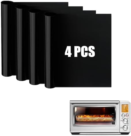 4 PCS Oven Liners for Bottom of Oven Compatible with Breville