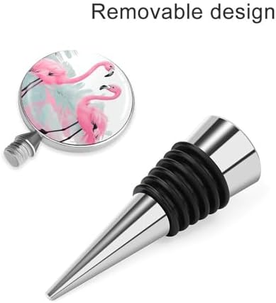 Love Flamingo Wine Stopper Vacuum Alloy Wine Bottle Stopper Reusable