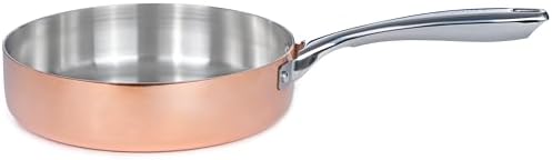 Berghoff Hammered Copper Cookware Set, Tri Ply Stainless Steel Pots &