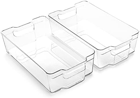BINO | Stackable Storage Bins, X-Large - 2 Pack | THE STACKER