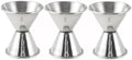Soro Essentials- 1 oz. x 1-1/2 oz. Stainless Steel Double Jigger Set