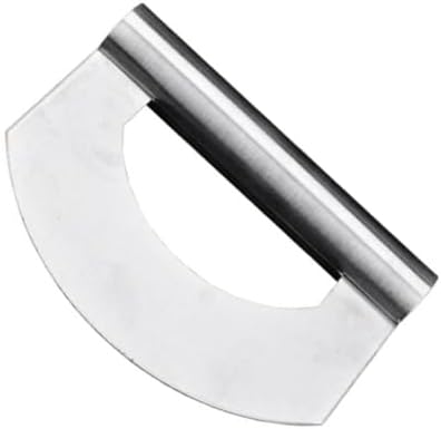 Stainless Steel Pizza Cutter Dough Scraper for Baking and Bread Dough