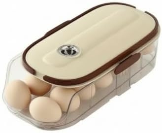 Kitchen Egg Container Egg Holder Organizer Dispenser With Transparent