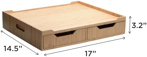 Mobilevision Bamboo Pod Storage Drawer, K-Cup and Espresso