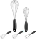 Dreamfarm Flisk Whisk, Set of 2 - Flat & Balloon Whisk (Red)