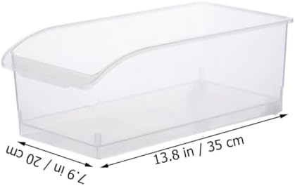 2pcs Plastic Drawer Organizer Tray for Fridge Kitchen Storage