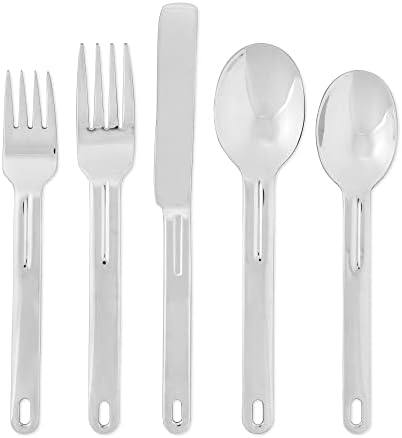 Supreme Housewares 20-Piece Stainless Steel Flatware Set with 1-Piece
