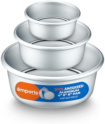 Emporio Kitchen Anodized Aluminum Round Cheesecake Pan - Pressure