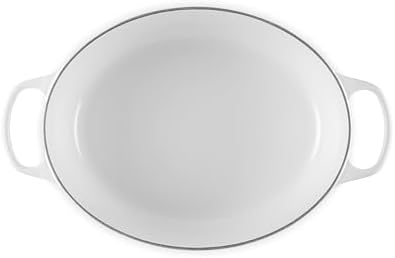 Le Creuset Enameled Cast Iron Oval Dutch Oven, 8 qt., White