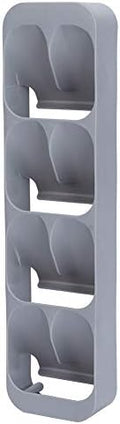 Fdit 4-Tier Rack Organizer, 8 Grids, PP Material, Non-Slip Base, Wall