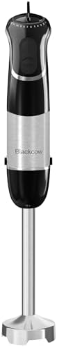 Blackcow Corded Immersion Blender Handheld for Kitchen,Stainless Steel
