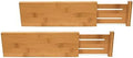 Lipper International 8895 Bamboo Wood Custom Fit Adjustable Dresser
