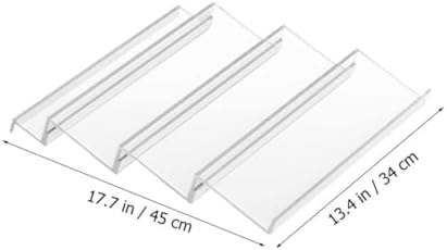 Acrylic Spice Rack Organizer, Expandable Tiered Drawer Insert Shelf