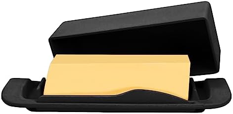 Bamboo Butter Dish with Lid and Knife,Small Butter Keeper for One