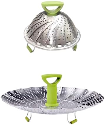 BeyondNice Collapsible Colander, Silicone Food Strainer, Vegetable and