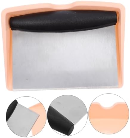 2-Piece Stainless Steel Dough Cutter and Bench Scraper Set Reusable