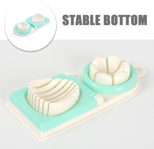 Multi Function Egg Slicer Tool, Stainless Steel PP Green Cutter