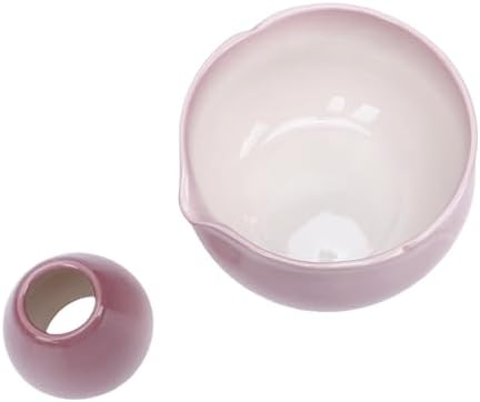 Ceramic Matcha Bowl and Whisk Holder Set, 16.9OZ Japanese Matcha Bowl