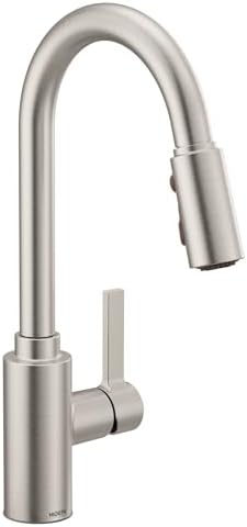Moen Genta LX One-Handle Pull-Down Kitchen Faucet, Spot Resist