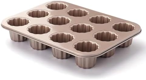 Cannele Mold Nonstick Muffin Cupcake Pan Carbon Steel Canele Cake
