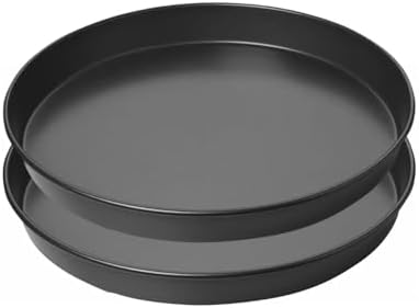 10 Inch Deep Dish Pizza Pan, Aluminum Pizza Pan for Oven, Thicken