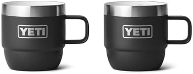 YETI Rambler 6 oz Stackable Mug, Stainless Steel, Vacuum Insulated