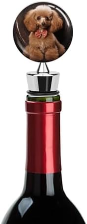 Poodle Wine Stopper Vacuum Alloy Wine Bottle Stopper Reusable Wine