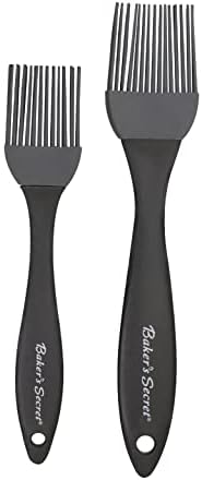 Baker's Secret - Set of 2 Silicone Brushes, for Pastry, Oil Baking