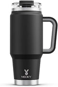 Meoky 32 oz Tumbler with Handle, Insulated Tumbler with Lid and Straw
