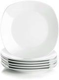WishDeco Ceramic Appetizer Plates Set of 6, Small Dessert Plates