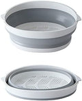 2-in-1 Creative Collapsible Silicone Large Colander Washing Fruits
