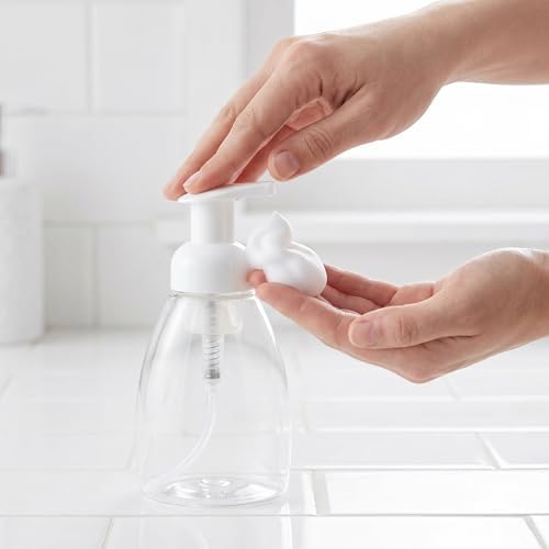 Bekith 12 Pack Foaming Soap Dispenser Bottles, 8oz, Clear