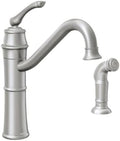 Moen Wetherly Kitchen Faucet, Side Spray, Spot Resist Stainless