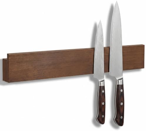 Magnetic Knife Strip 16′′, One-Piece Solid Magnetic Knife Holder for