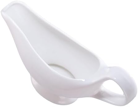 Gravy Boat, 9.4 oz Sauce Boat, 280 ml Gravy Bowl, Ceramic Serving