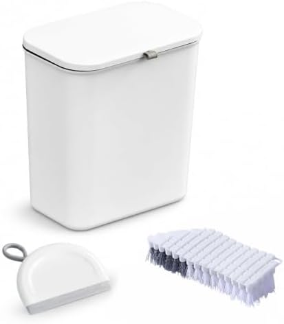 Kitchen Cleaning Set with Wall Mount Trash Can