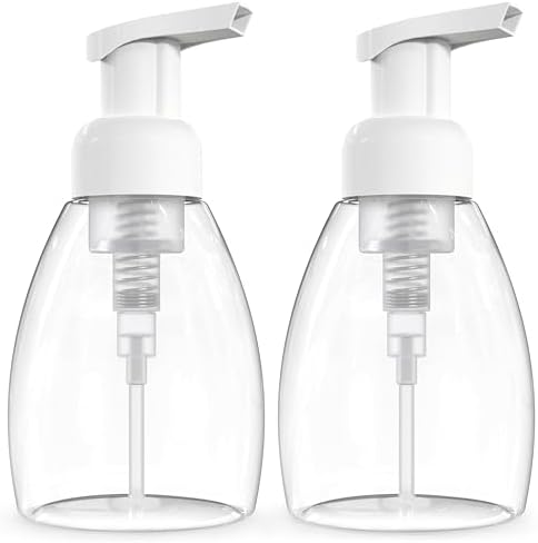 BRIGHTFROM Foaming Soap Dispenser Pump Bottles, BPA Free Empty