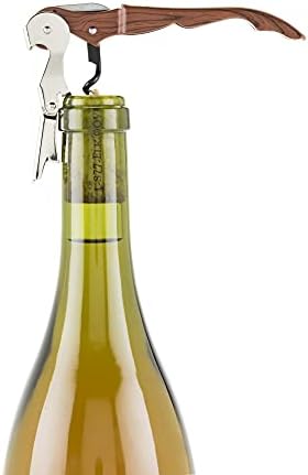 True Truetap Double Hinged Waiter's Corkscrew Wine Opener, Stainless
