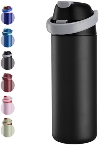 Fijinhom 18 oz Insulated Water Bottle, Stainless Steel Water Bottle