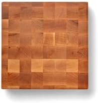 John Boos Maple Wood Chopping Block, 12 x 12 x 3 Inches