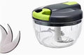 Hand Pull String Garlic Mincer Onion Cutter, Portable, Manual Food