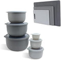 COOK WITH COLOR 12 Piece Small Nesting Mixing Bowls with lids and